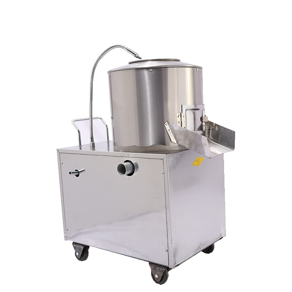 480LBS /H Potato Washer 1500W Electric 430 Stainless Steel Potato Peeler New