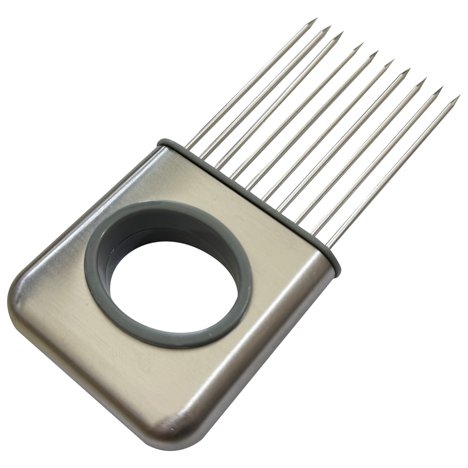 Onion Holder Slicer Vegetable tools Tomato Cutter Stainless Steel Kitchen Gadget