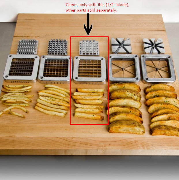 1/2″ French Fry Potato Cutter Commercial Restaurant Pub Countertop Slicer Dicer