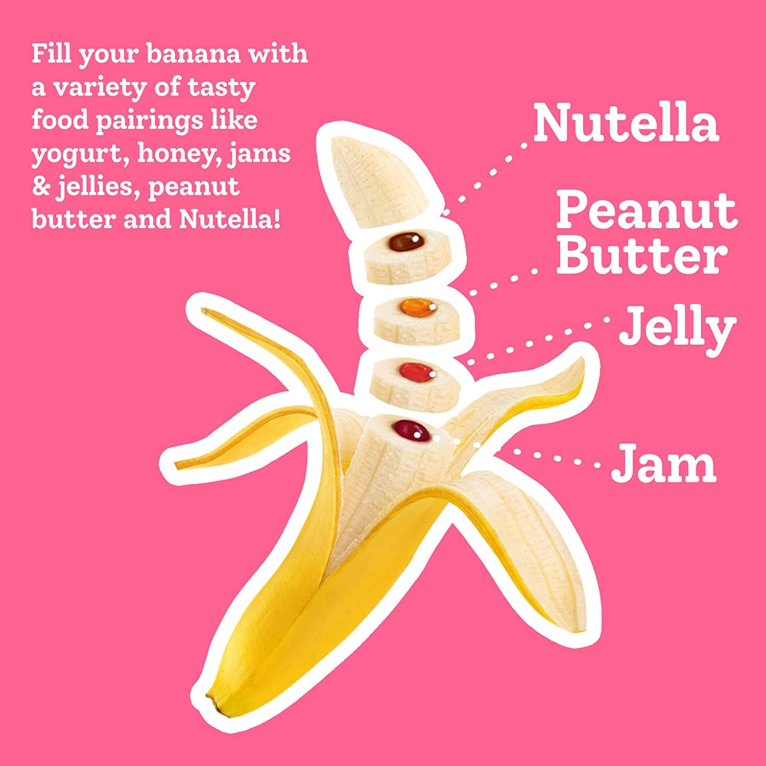 ® Kitchen Gadget – Core & Fill a Banana While Still in Its Peel