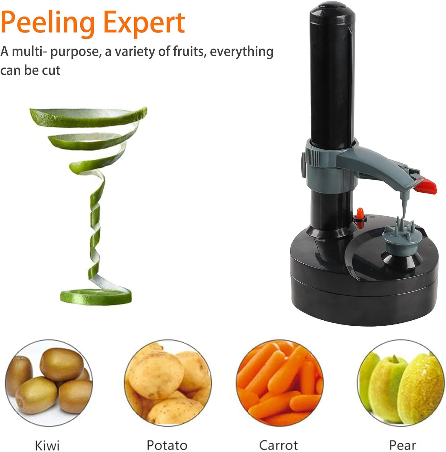 Electric Potato Peeler with 23 Replacement Blades Rotato Express Stainless Steel