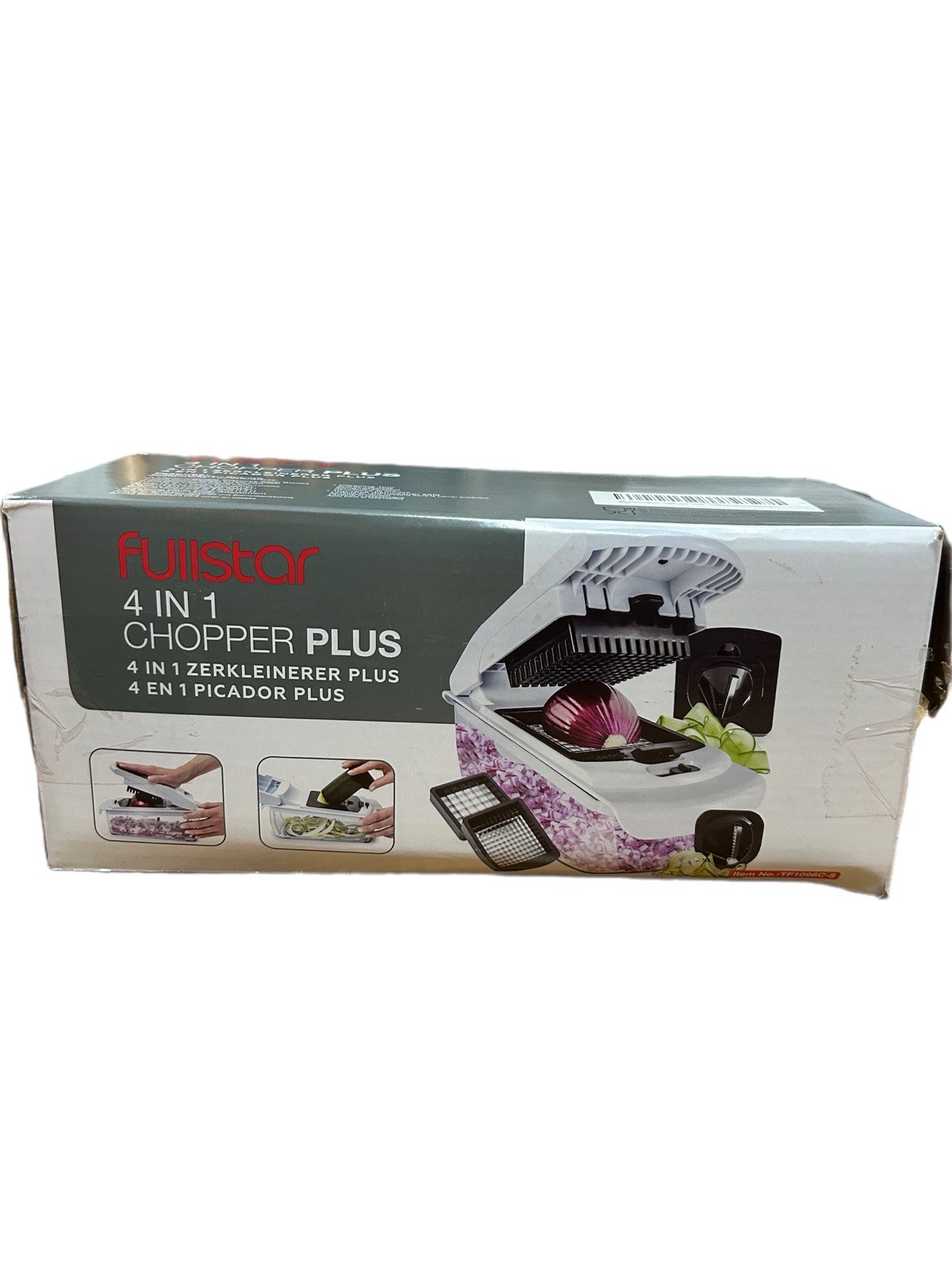 Fullstar 4 in 1 Vegetable Chopper Plus Food Chopper Slicer Dicer Kitchen Tool