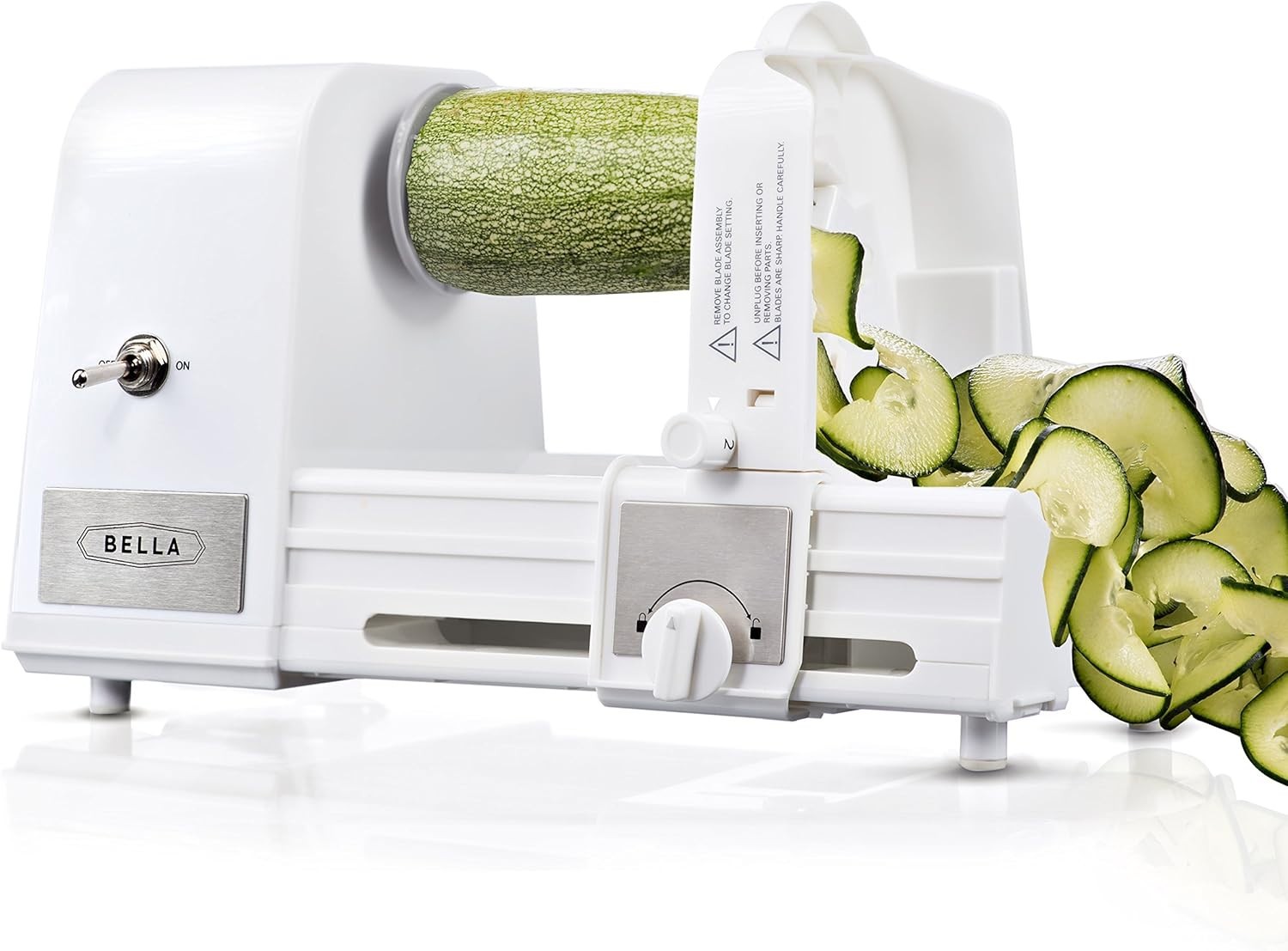 4-in-1 Electric Spiralizer & Slicer Veggie Noodle Maker White 14641