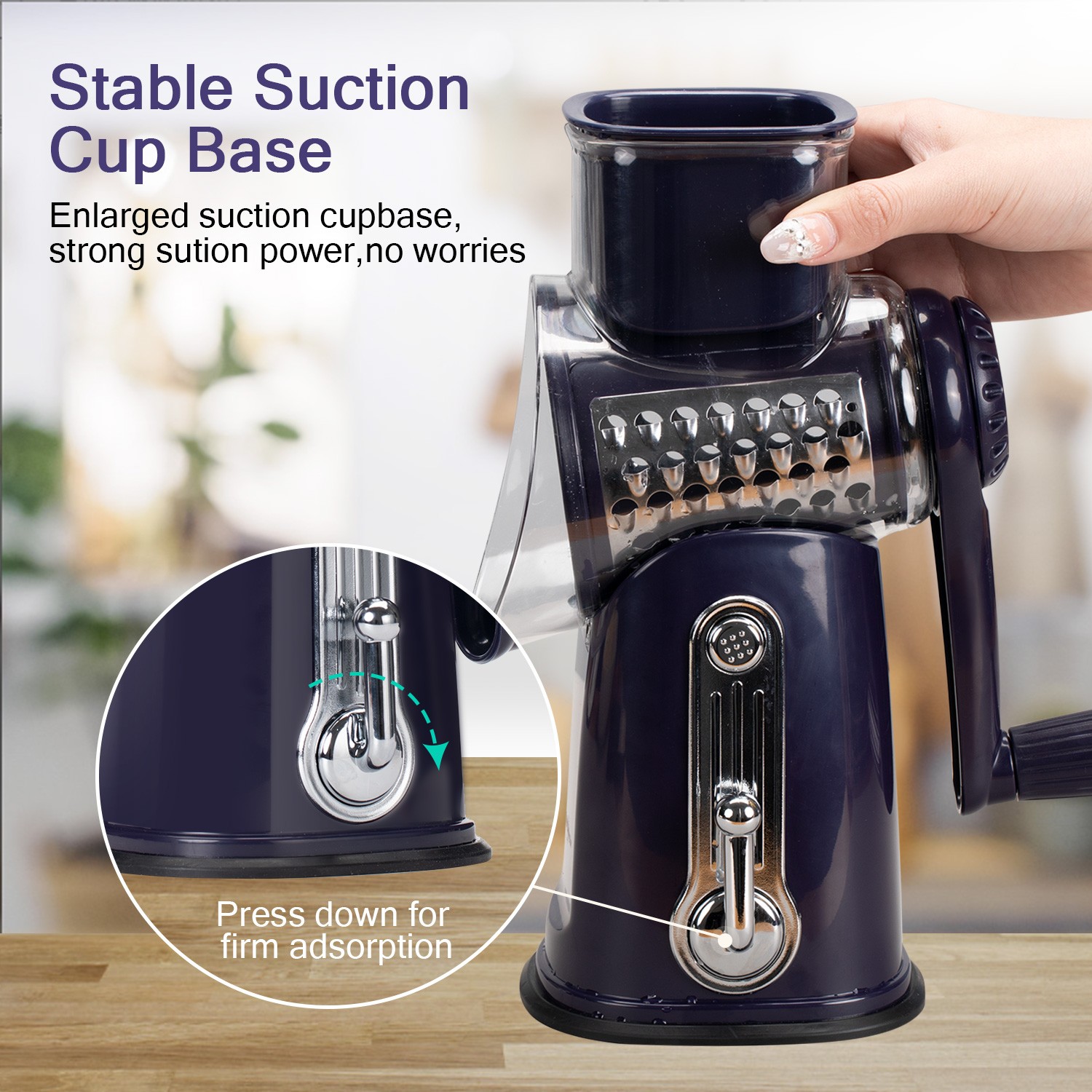 Ultimate Kitchen Tool: 5-Blade Chopper/Dicer/Slicer – Multi-Functional