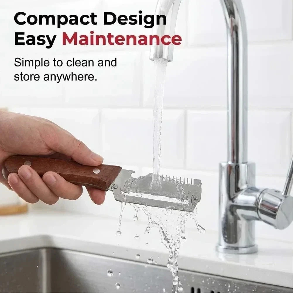 2Pcs Vegetable Peeler 3 in 1 Multi-Functional for Kitchen Stainless Steel Peele