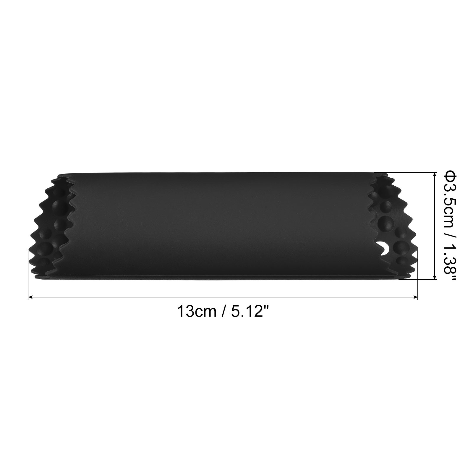 3Pcs Silicone Garlic Peeler Tube Non Slip for Kitchen Tool Black