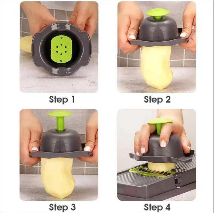 16 In 1 Handheld Manual Kitchen Multifunctional Potato Veggie Grater Slicer