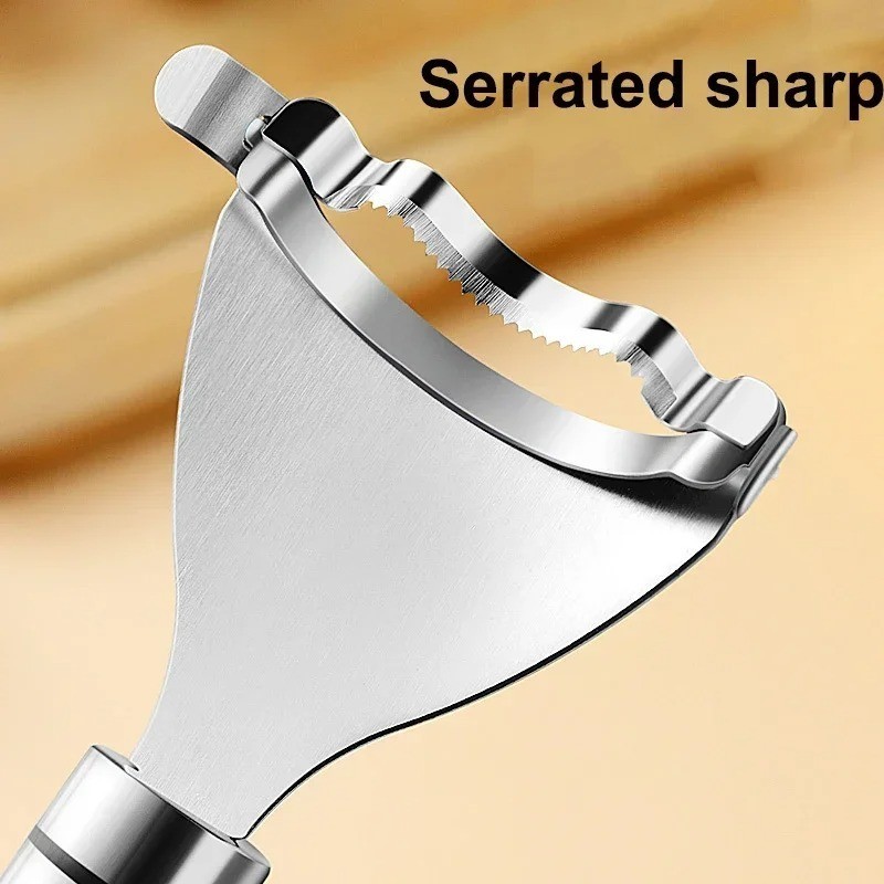 2pcs Stainless Steel Corn Peelers Serrated Cob Cutter Shaver Kitchen Tools – NEW