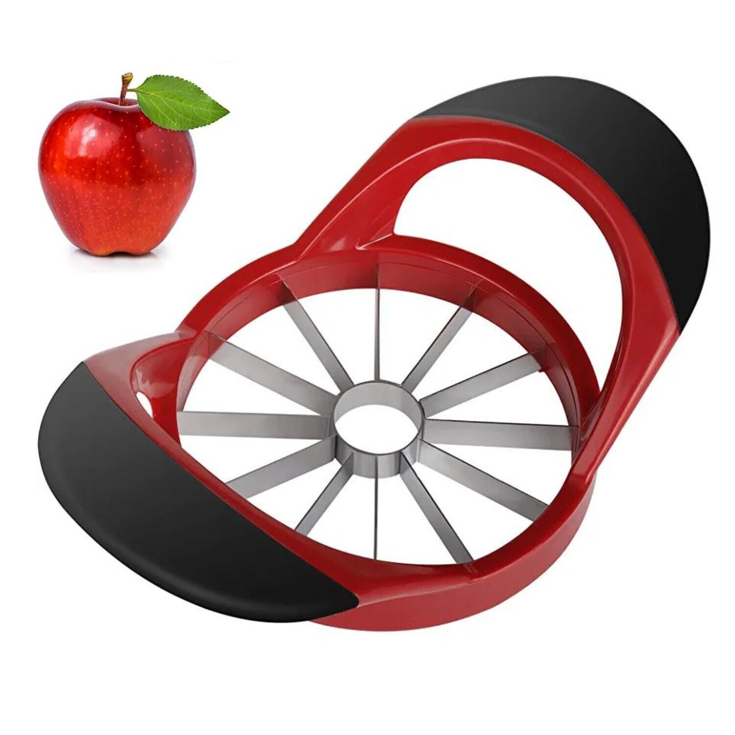 12-Blade Apple Slicer Stainless Steel Ultra-Sharp Apple Corer New