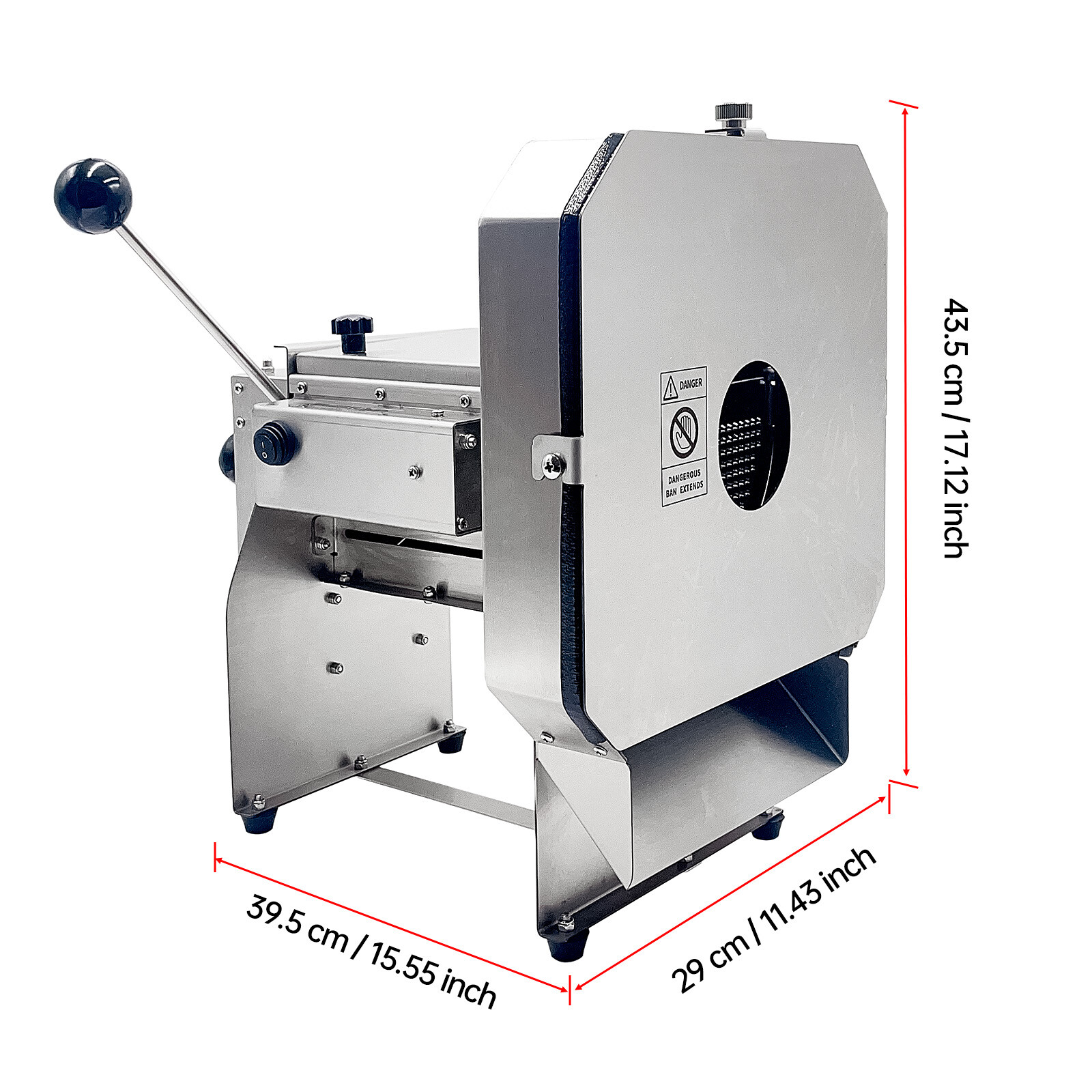 Electric Potato Slicer Commercial Onion Slicing Machine Vegetable Fruit 110v