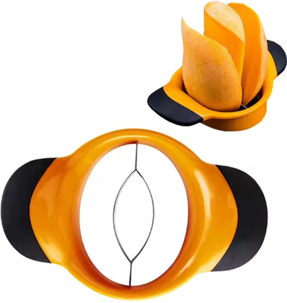 1-Pack Mango Slicer & Pitter –Ergonomic Mango Splitter with Non-Slip Rubber Grip