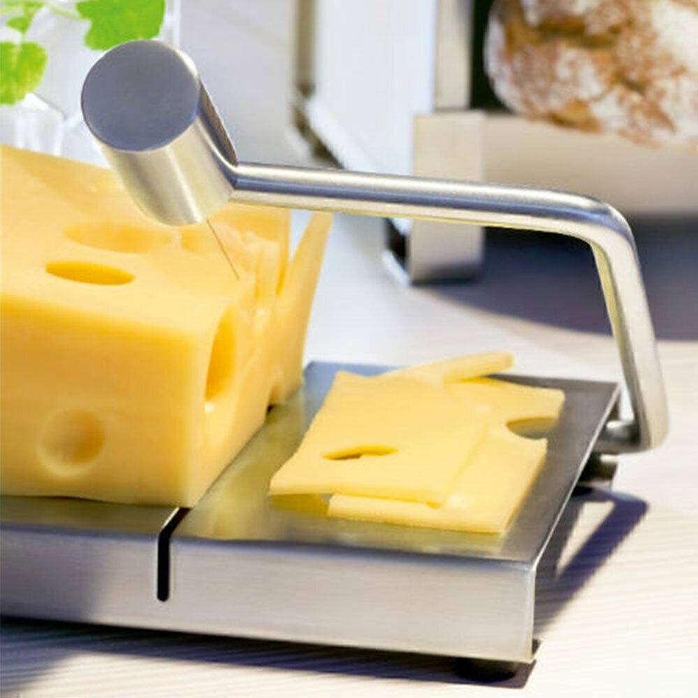 Stainless Steel Cheese Slicer Wire Cheese Cutter Board Kitchen Cutting Tool