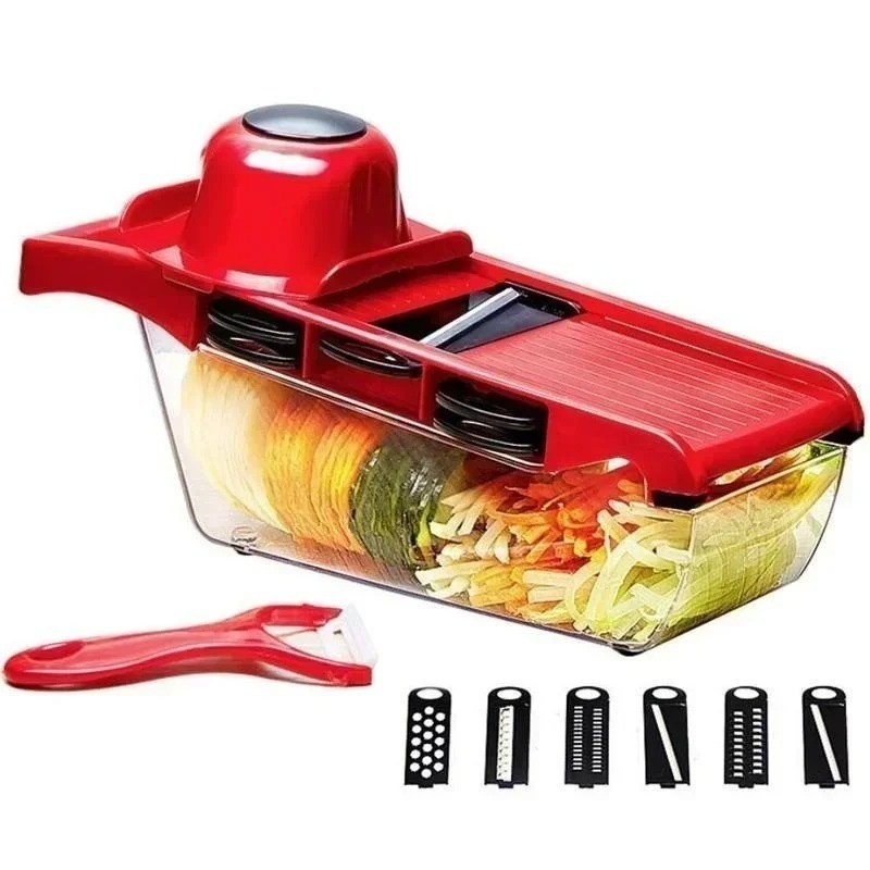 Manual Vegetable Slicer Shredder Portable Kitchen Cutter Potato Carrot Tool