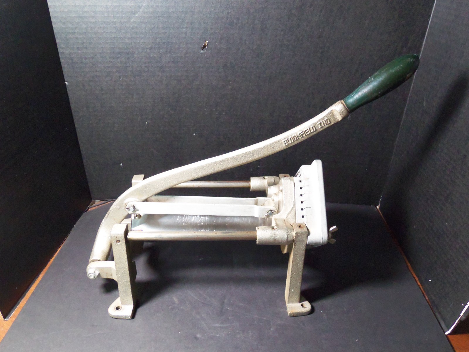 Vintage Bloomfield Industries French Fry Cutter Cast Iron Kitchen