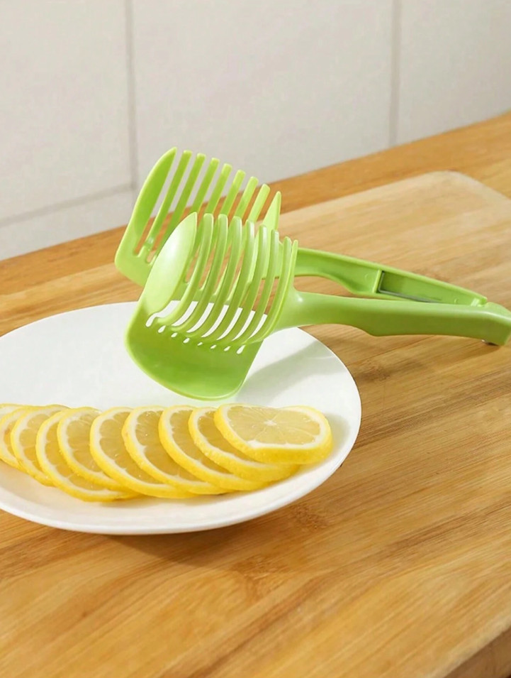 1 pc Lemon Slicer Kitchen Gadget for Cutting Fruits, Vegetables & Sandwiches
