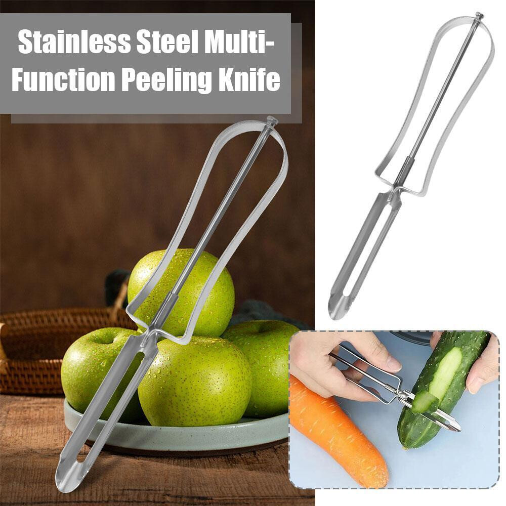 2X Old-School” Professional Vegetable Potato Carrot Peeler – Stainless Steel Bod