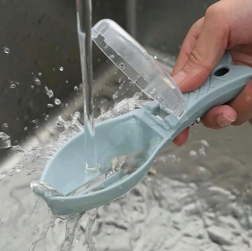 1 pc Fish Scale Remover with Storage Box Kitchen Seafood Cleaning Tool