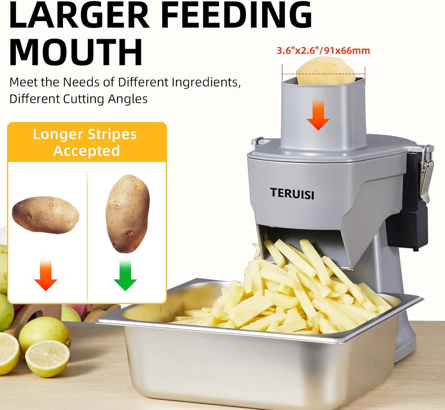 4-in-1 Electric Vegetable Chopper & Slicer for Home & Commercial Use