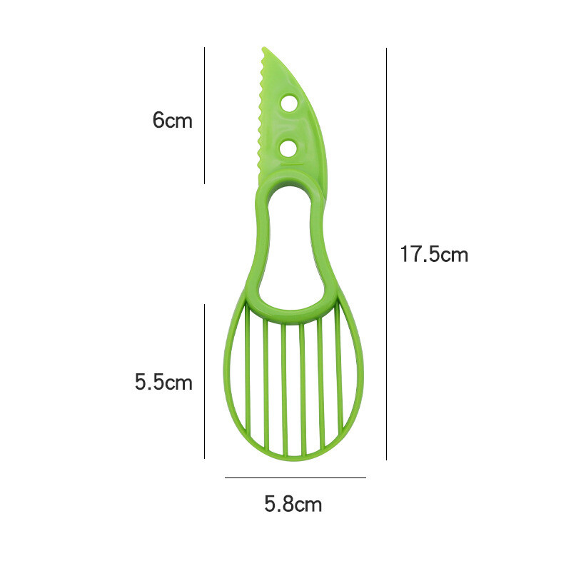 Avocado Cutter Corer Separator Pulp Shea Butter Scoop Fruit Peeler Slicer Knife