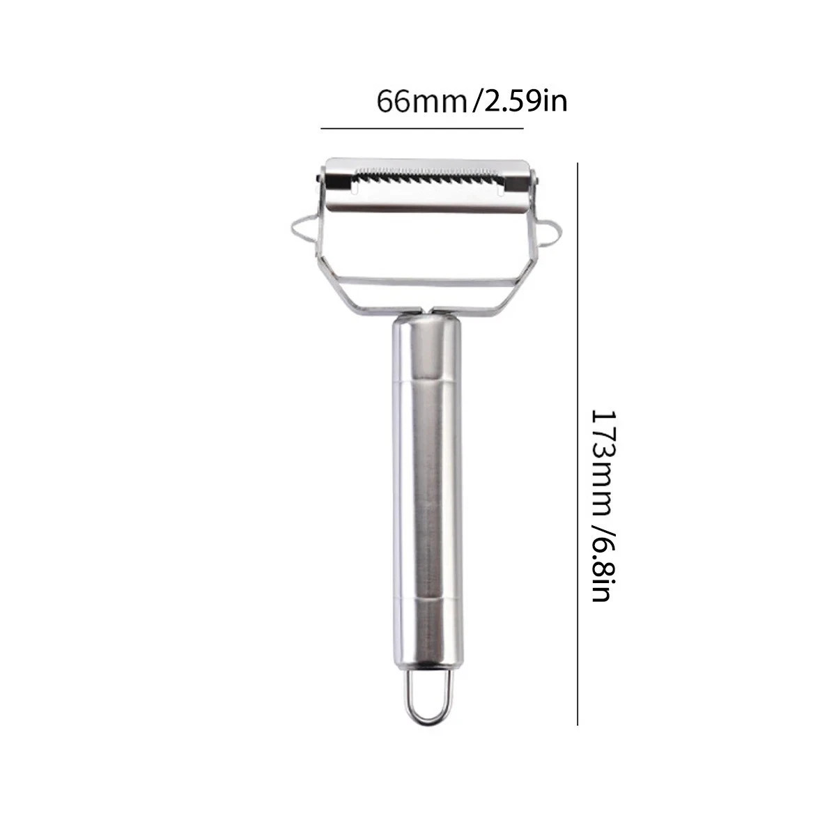 Stainless Steel Vegetable Peeler Julienne Slicer Kitchen Tool for Fruit & Potato