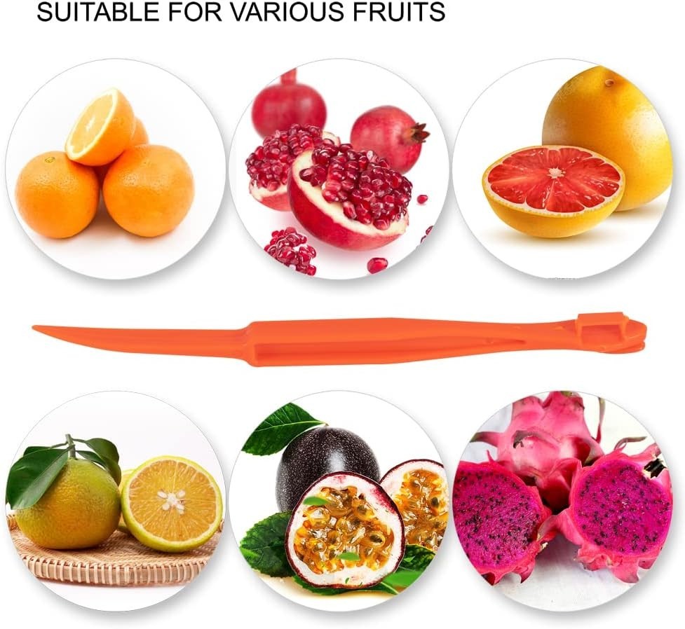 Long Handle Orange Peeler – Effortless Citrus & Fruit Slicing – 2 Pack
