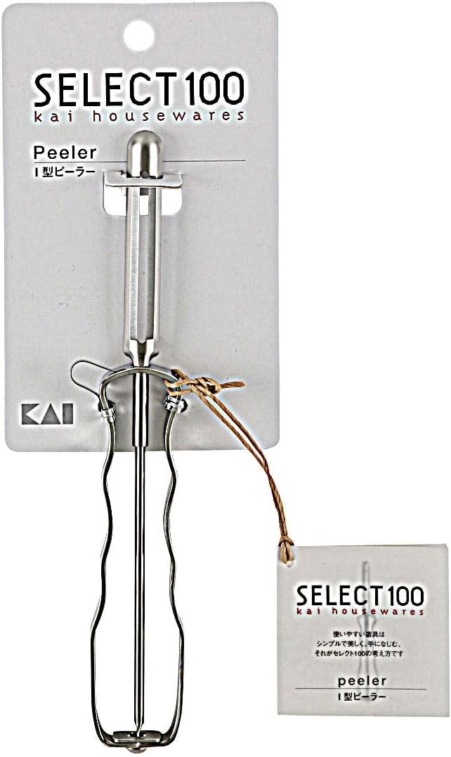 New Kai SELECT 100 I Type Peeler DH-3001 Kitchen Tool Stainless from Japan
