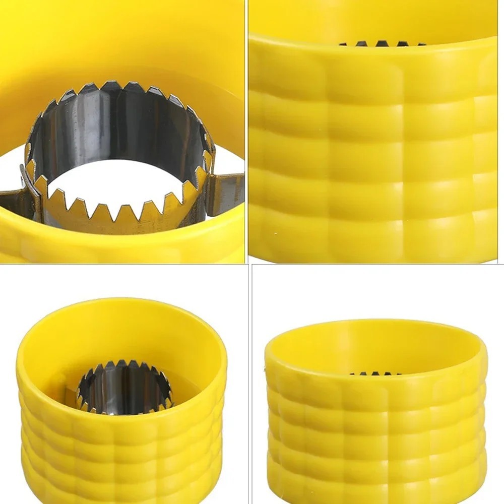 1x Corn Cob Stripper Kernel Remover Stainless Steel Peeler Cutter Kitchen Gadget